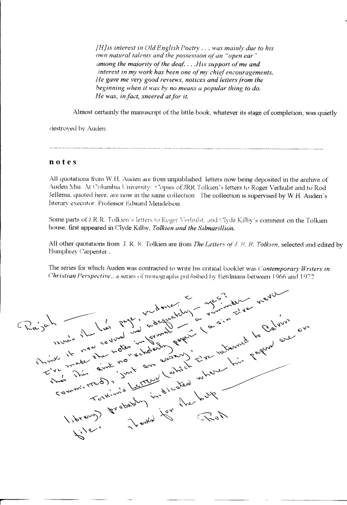 Note by Verhulst about publication that will mention one of his letters