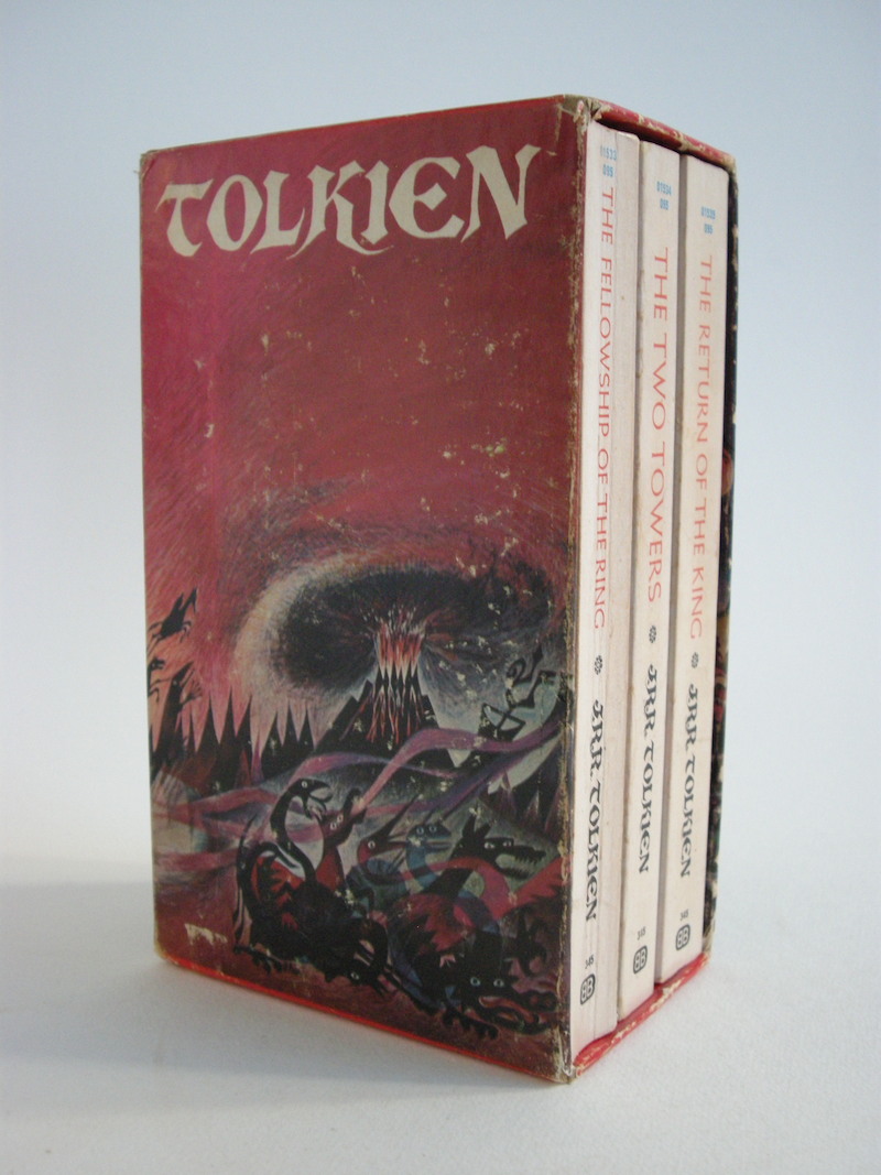 The Lord of the Rings, Paperback Book Boxset from 1972; 3 volumes in Barabara Remmington Slipcase
