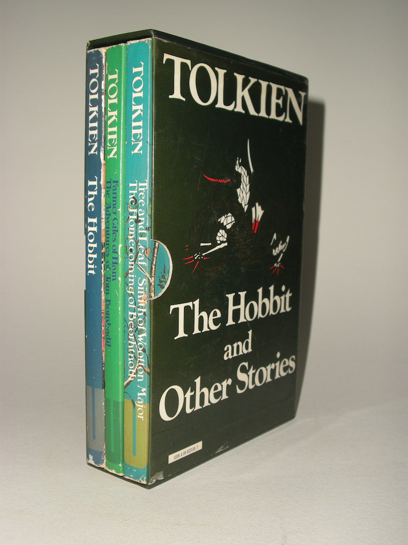Tolkien, The Hobbit and Other Stories, Unwin Paperbacks set, released in 1978