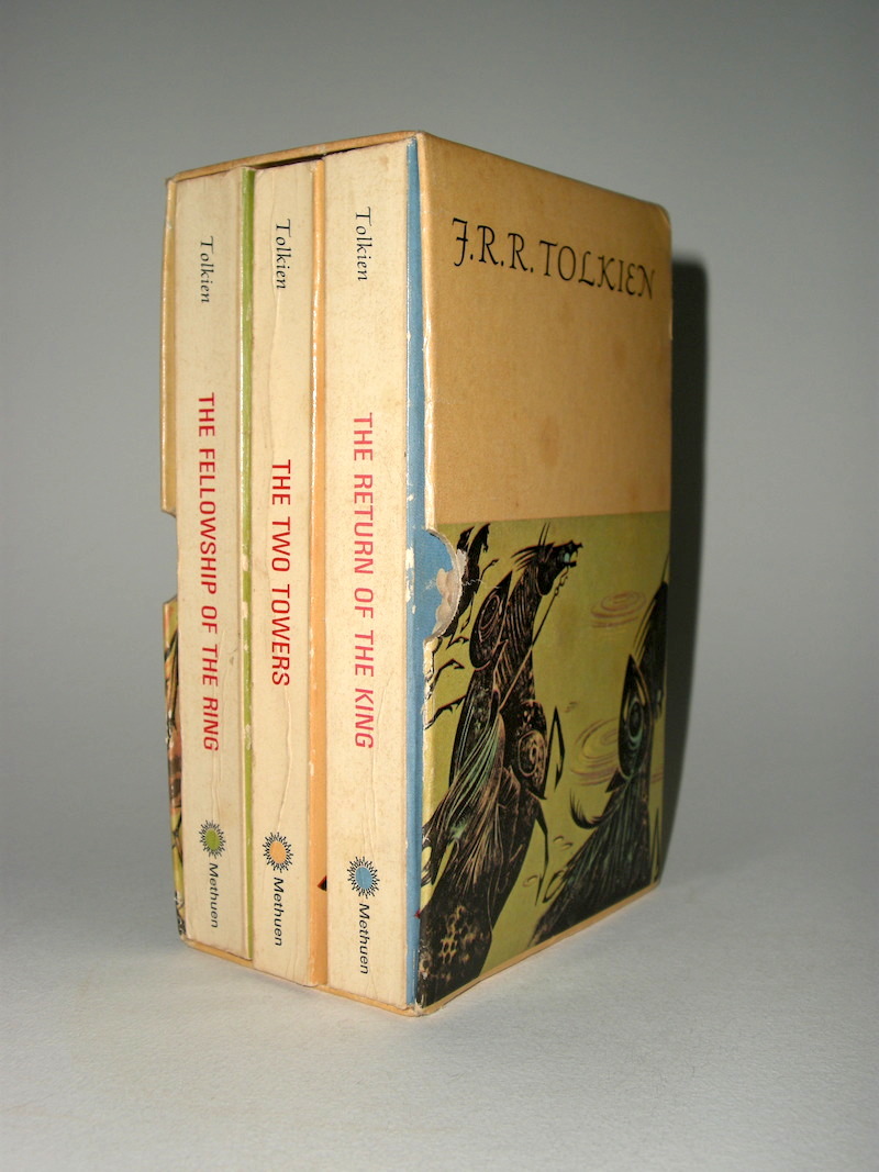 J.R.R. Tolkien, The Lord of the Rings in slipcase released in 1974 by Methuen Publications