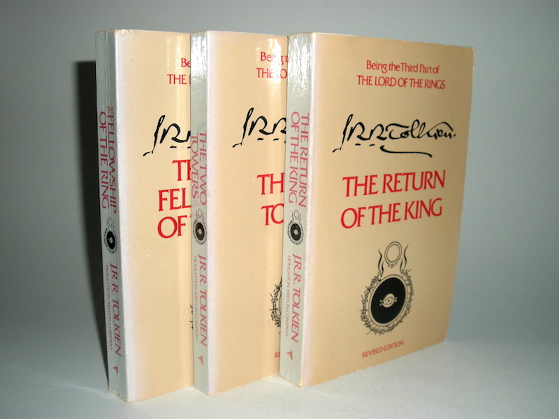 J.R.R. Tolkien, The Lord of the Rings, released in 1979 by Houghton Mifflin