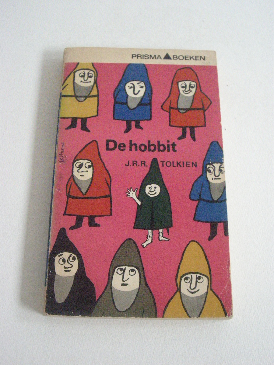 J.R.R. Tolkien, De Hobbit, Dutch, paperback, 1969, 6th printing