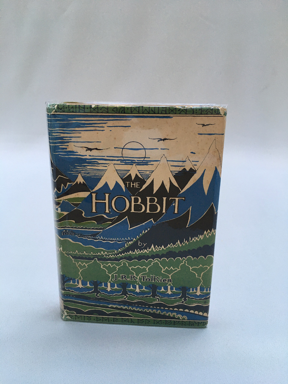 The Hobbit, or There and Back Again, by J.R.R. Tolkien. Published by Allen & Unwin in 1951
