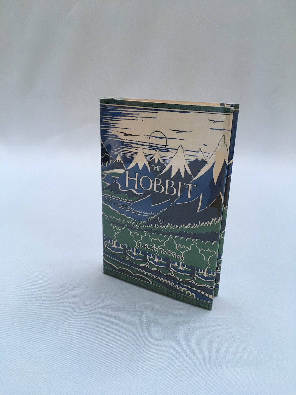 The Hobbit, or There and Back Again, by J.R.R. Tolkien. Published by Allen & Unwin in 1957