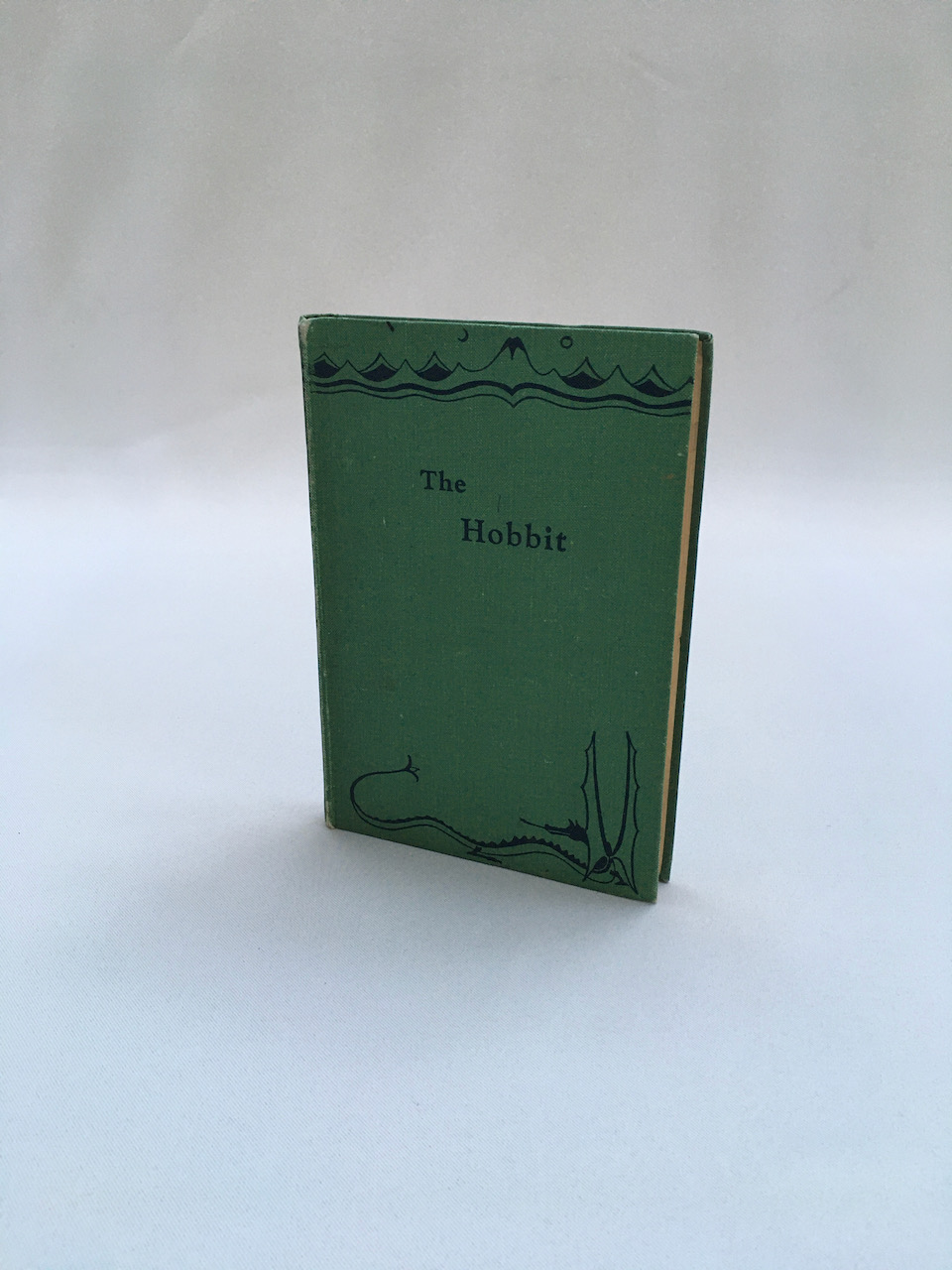 The Hobbit, or There and Back Again, by J.R.R. Tolkien. Published by Allen & Unwin in 1942