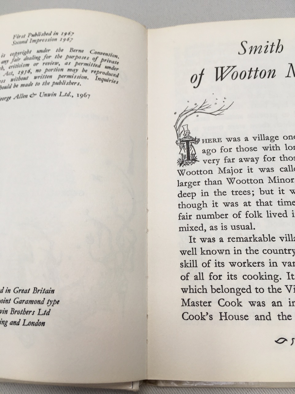 Smith of Wootton Major 1967 2nd impression signed by Tolkien 16