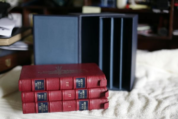 a superb leather binding