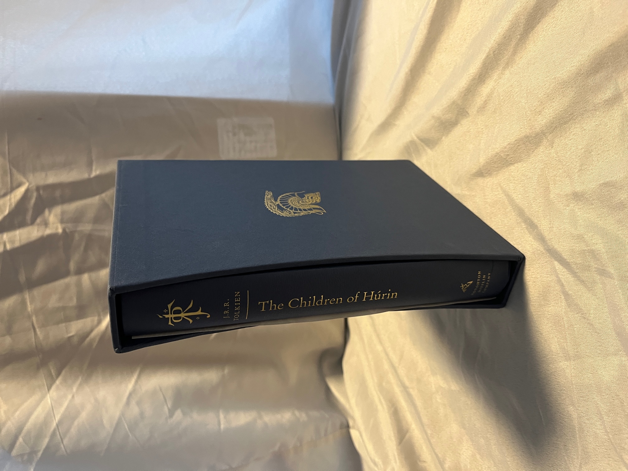 The Children of Hurin by J.R.R. Tolkien, US Deluxe Edition by Houghton Mifflin - Like New 1