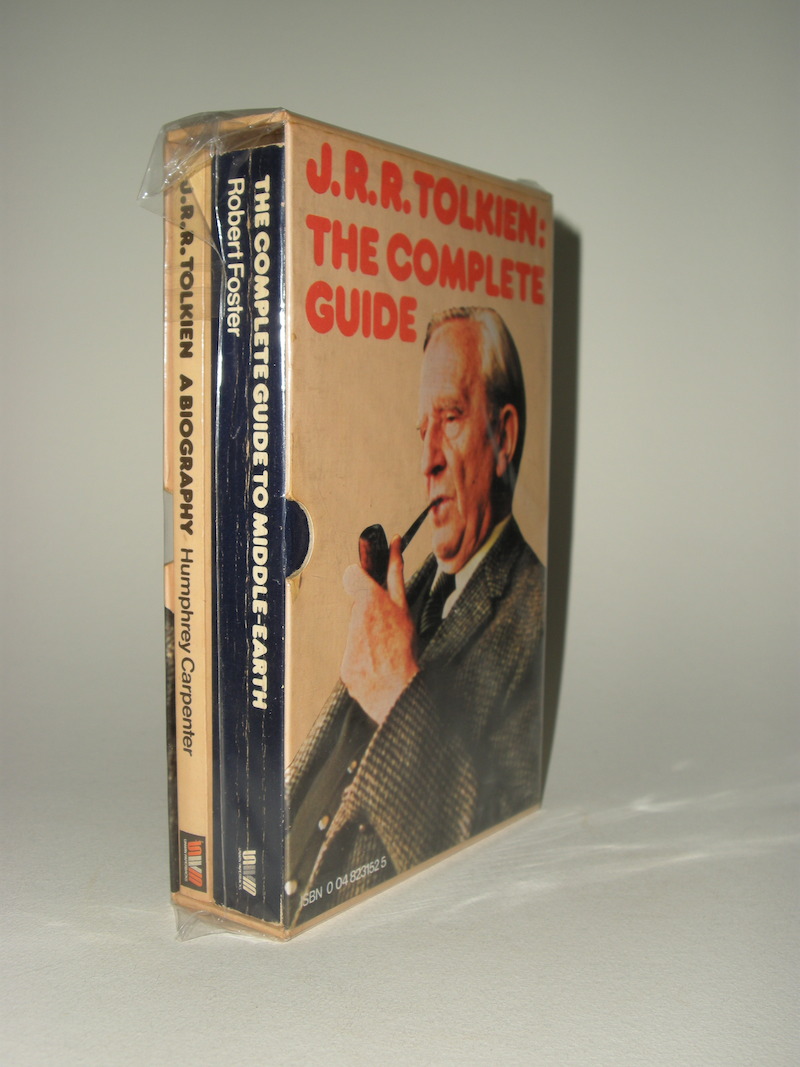 The Complete Guide - JRR Tolkien A Biography and The Complete Guide to Middle-earth, 1978 Unwin Paperbacks boxed set