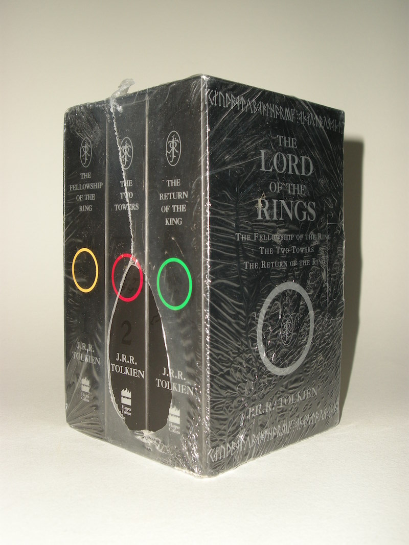 The Lord of the Rings, black paperback set by HarperCollins