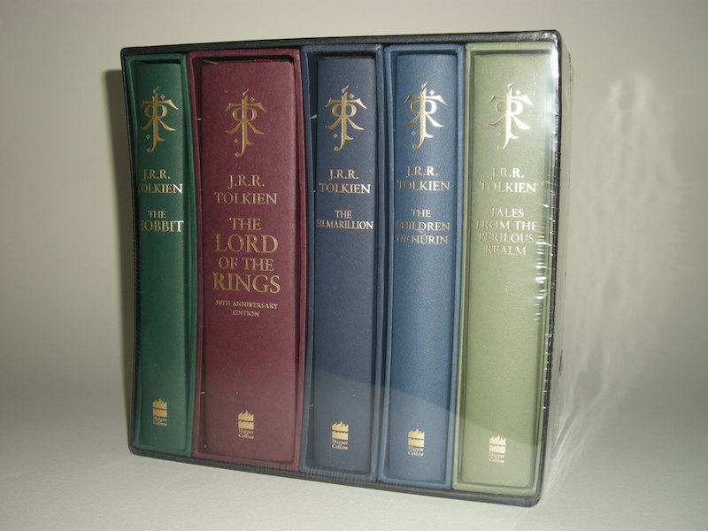 The J.R.R. Tolkien 5-volume Deluxe Collection in publishers slipcase
