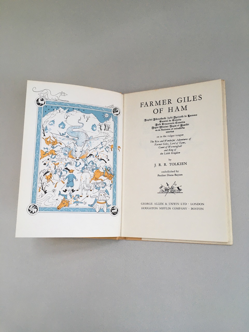
Farmer Giles of Ham, The Rise and Wonderful Adventures of Farmer Giles, 7th impression from 1970 15