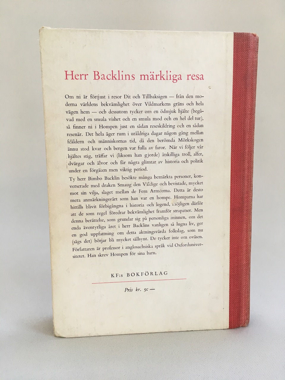 Hompen, 1947, first Swedish edition - first translation of The Hobbit into any language 7