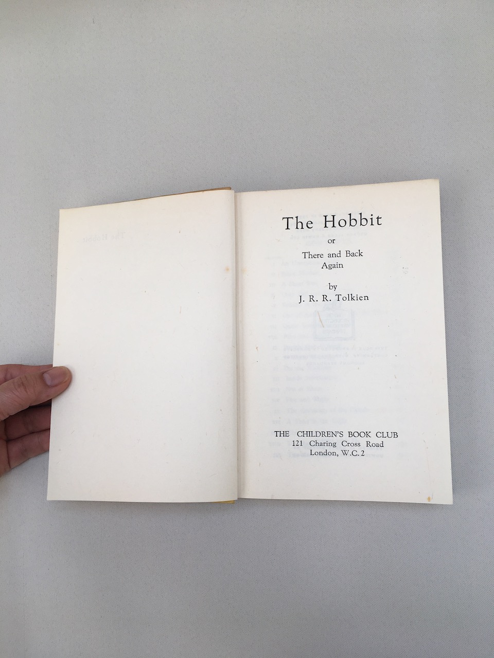 1st Book Club Edition, 1st UK 3rd impression, 1942 The Hobbit 14