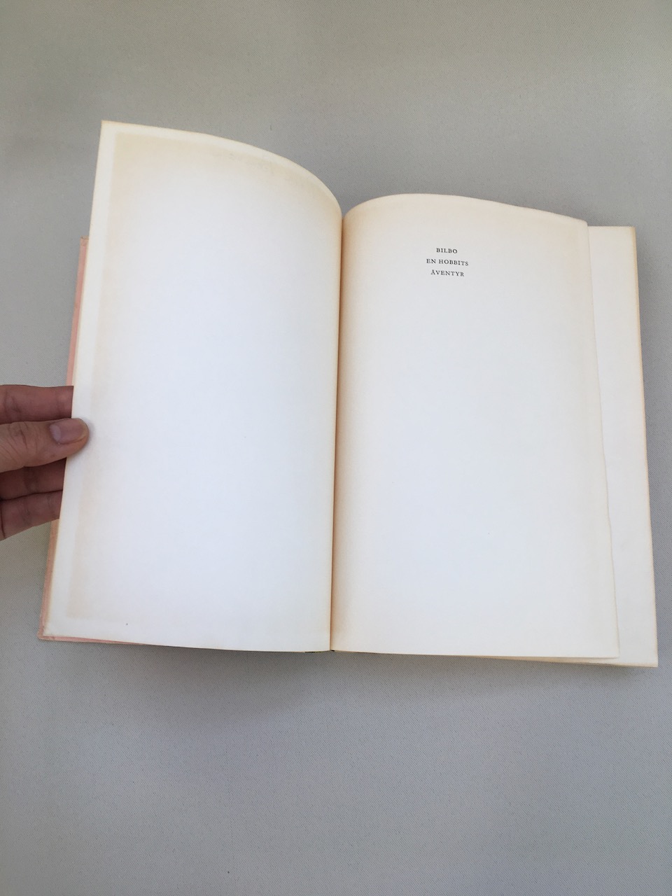 Bilbo En Hobbits Aventyr, 1962, First printing, First official Swedish Translation published by Raben and Sjogren 10