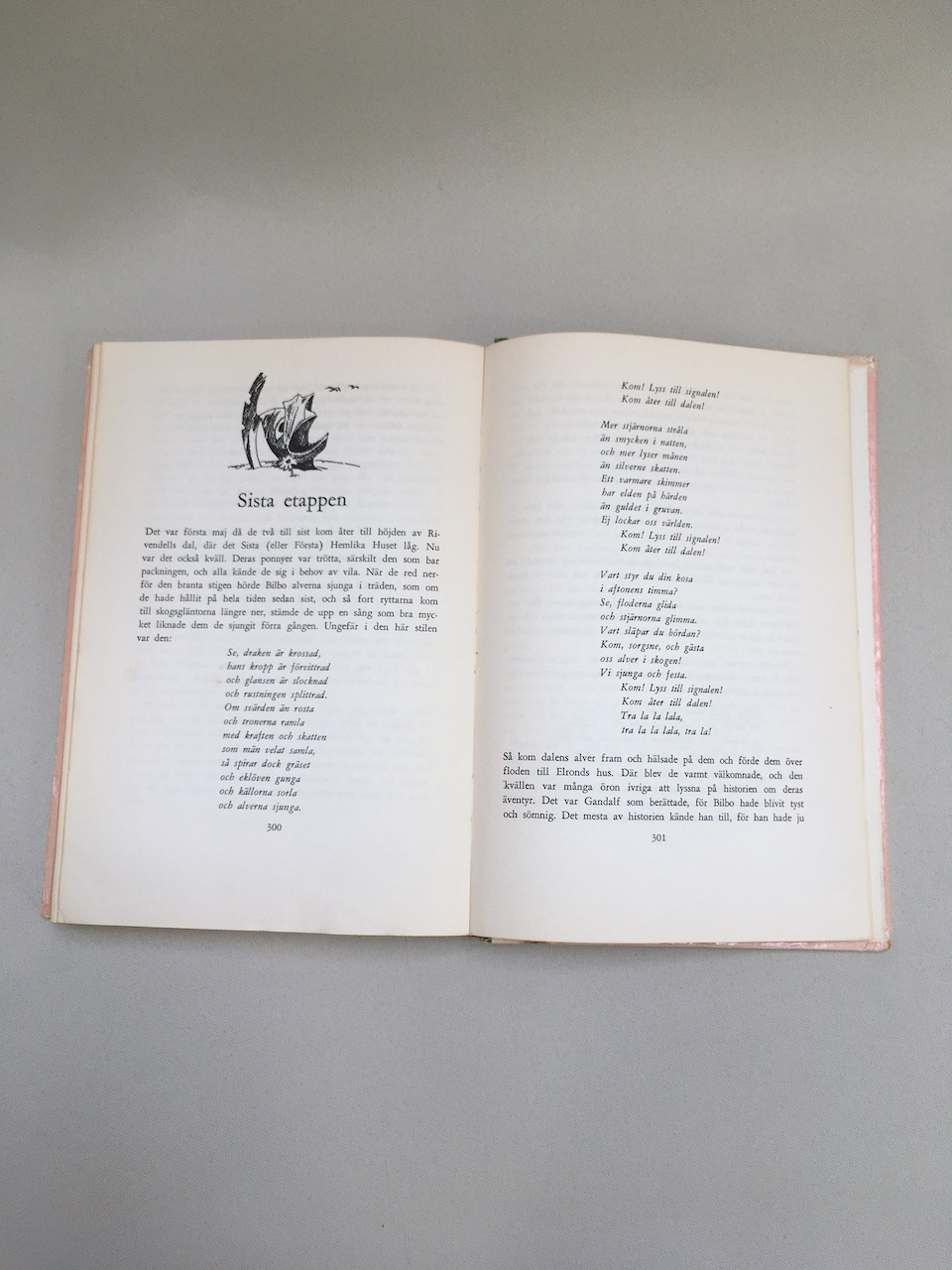Bilbo En Hobbits Aventyr, 1962, First printing, First official Swedish Translation published by Raben and Sjogren 20