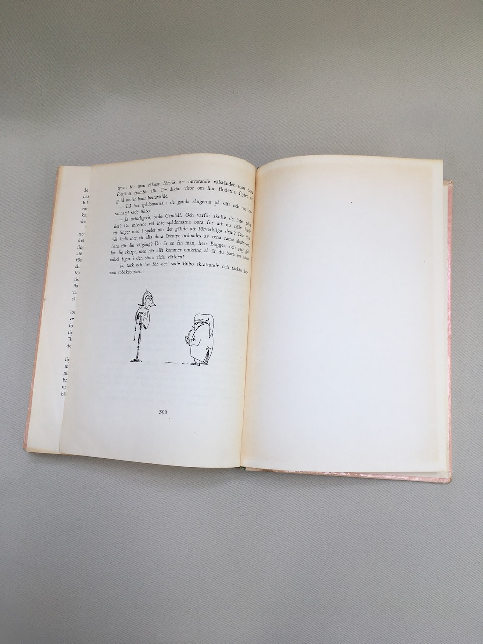 Bilbo En Hobbits Aventyr, 1962, First printing, First official Swedish Translation published by Raben and Sjogren 21