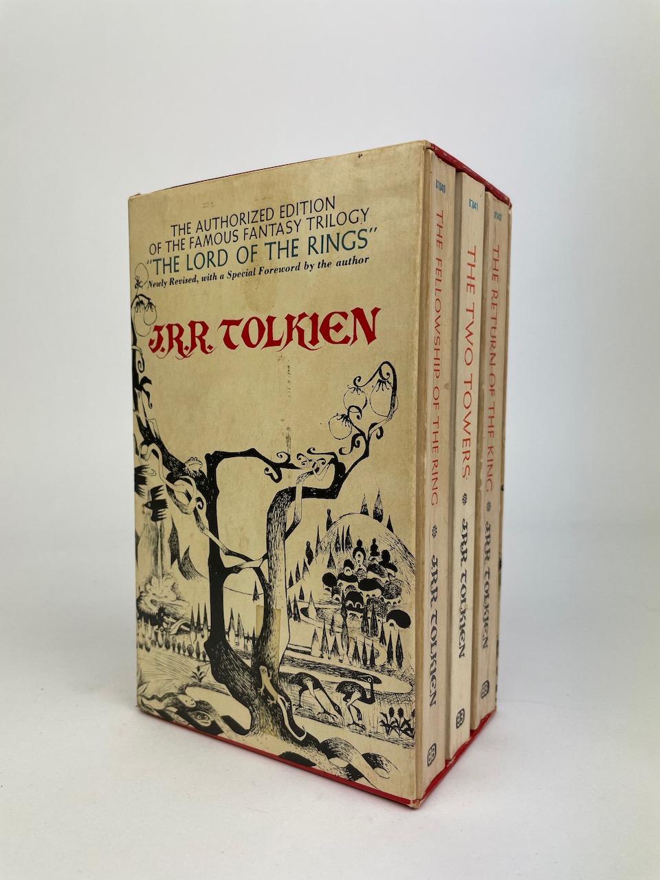 The Lord of the Rings from 1968, Authorized Edition in Black, White and Red Publishers Slipcase 1