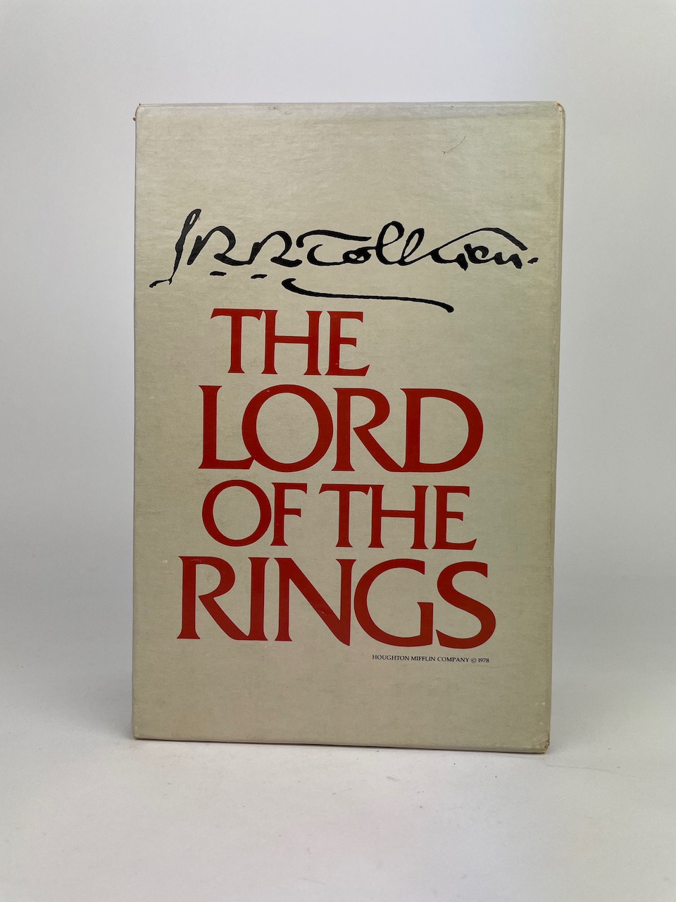 The Lord of the Rings JRR Tolkien Signature set from 1978, by Houghton Mifflin 4