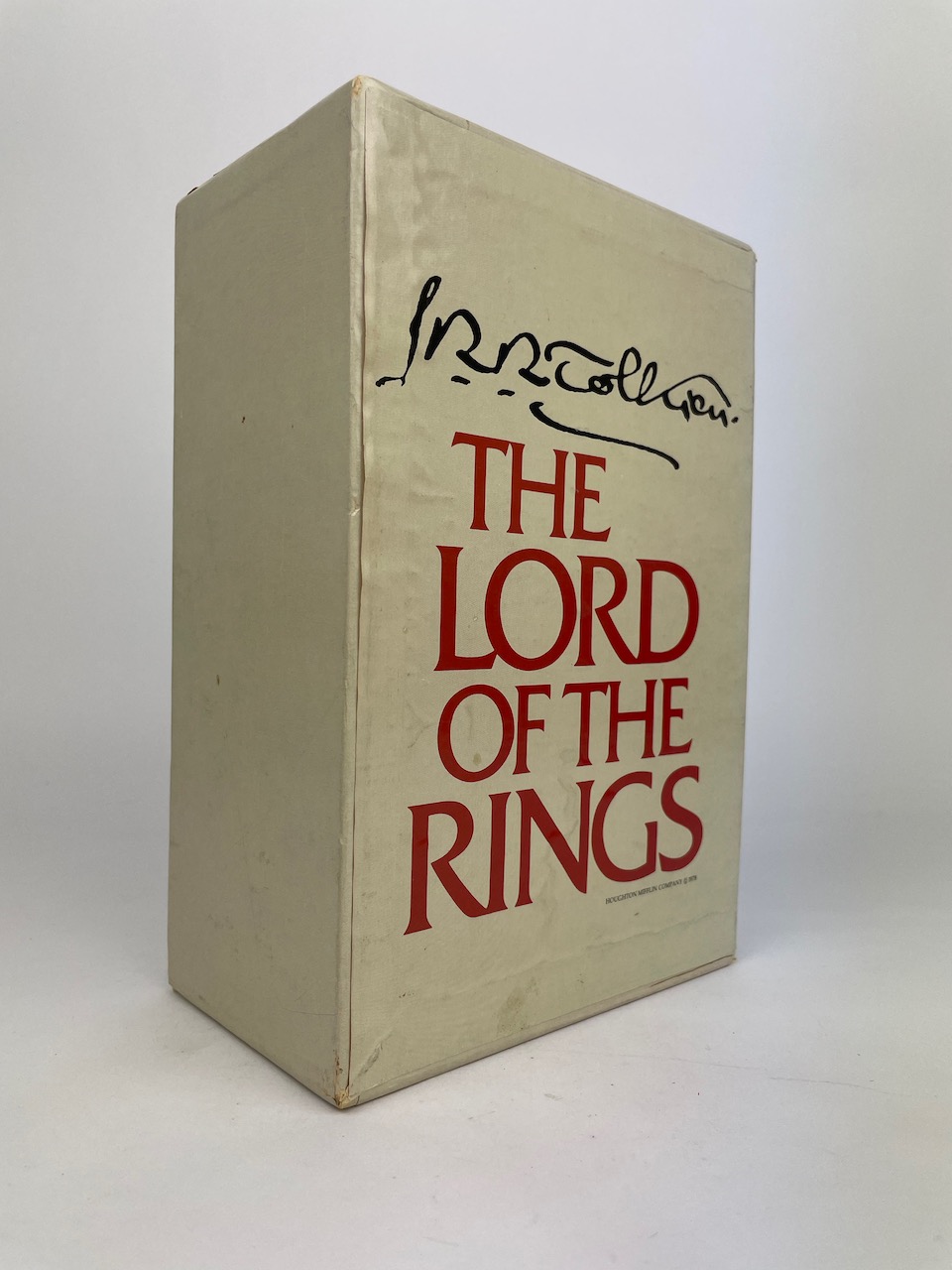 The Lord of the Rings JRR Tolkien Signature set from 1978, by Houghton Mifflin 7