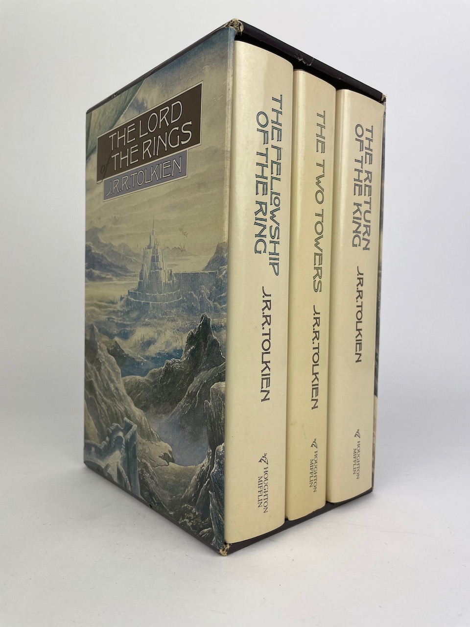 The Lord of the Rings JRR Tolkien Alan Lee set from 1988, by Houghton Mifflin 1