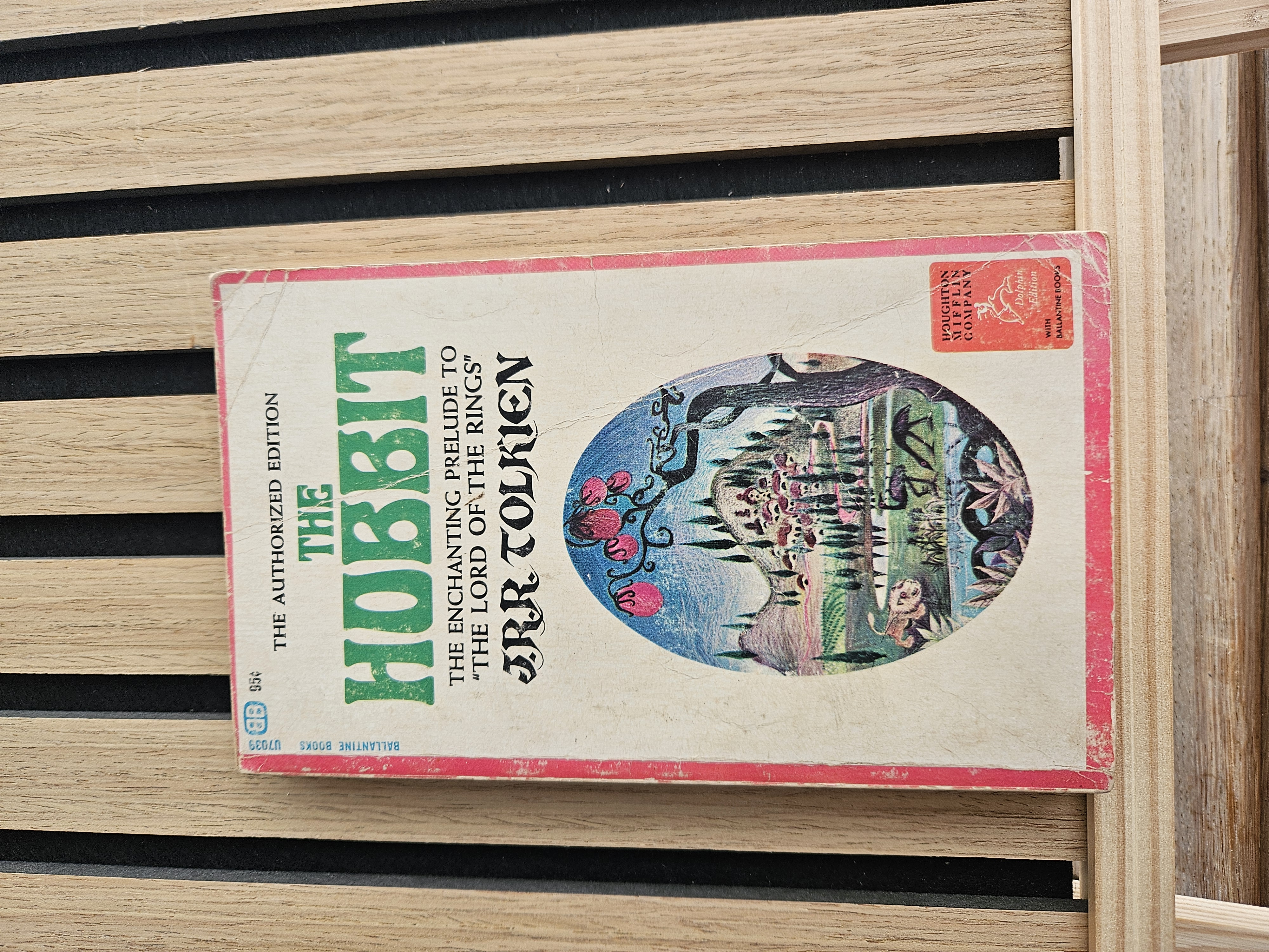 The Hobbit – 1965 First Ballantine Paperback, First Printing – Barbara Remington Lion Cover – J.R.R. Tolkien
