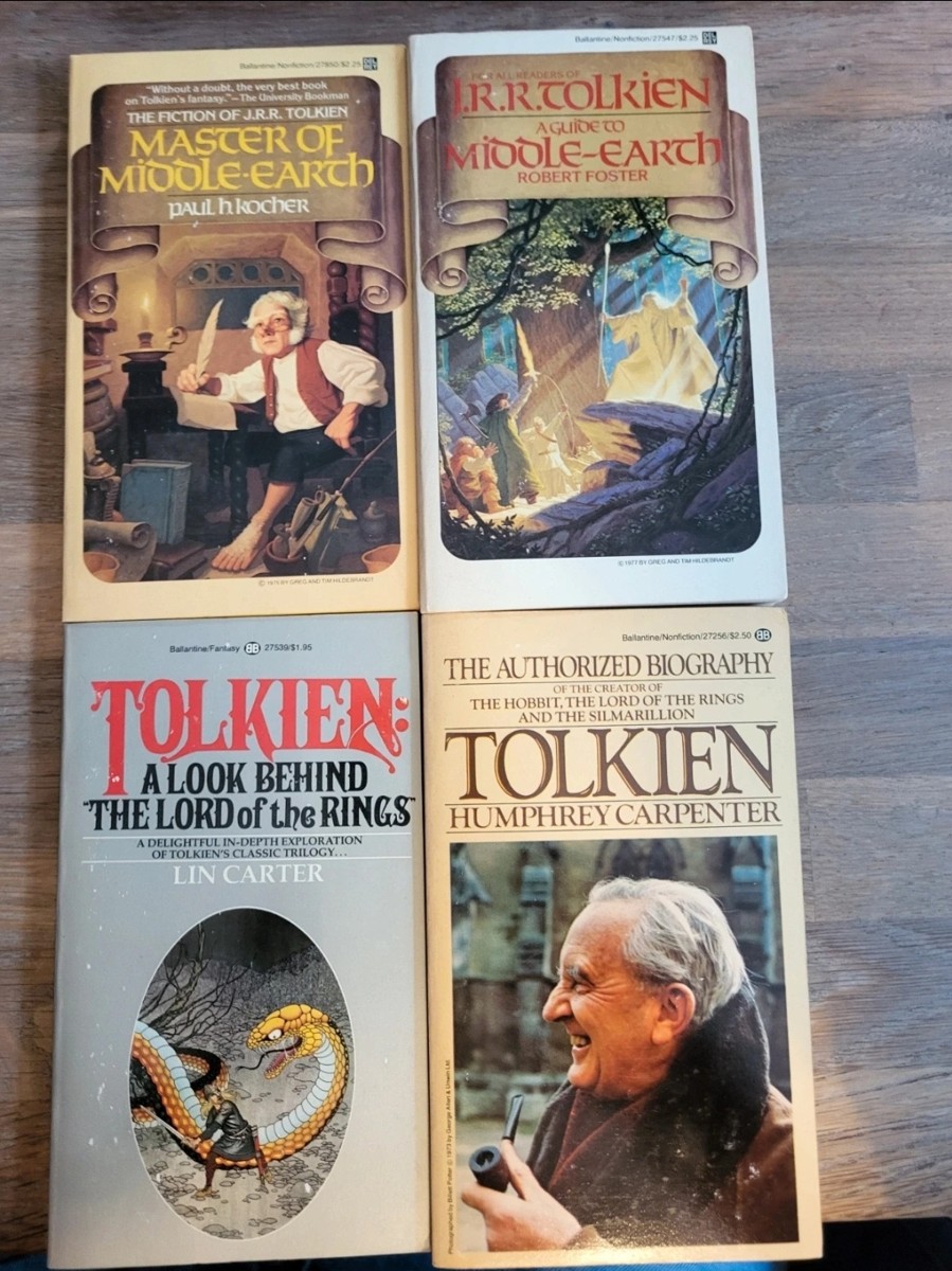 J.R.R. Tolkien: The Man & His Myth — Ballantine four-volume boxed set (1978)