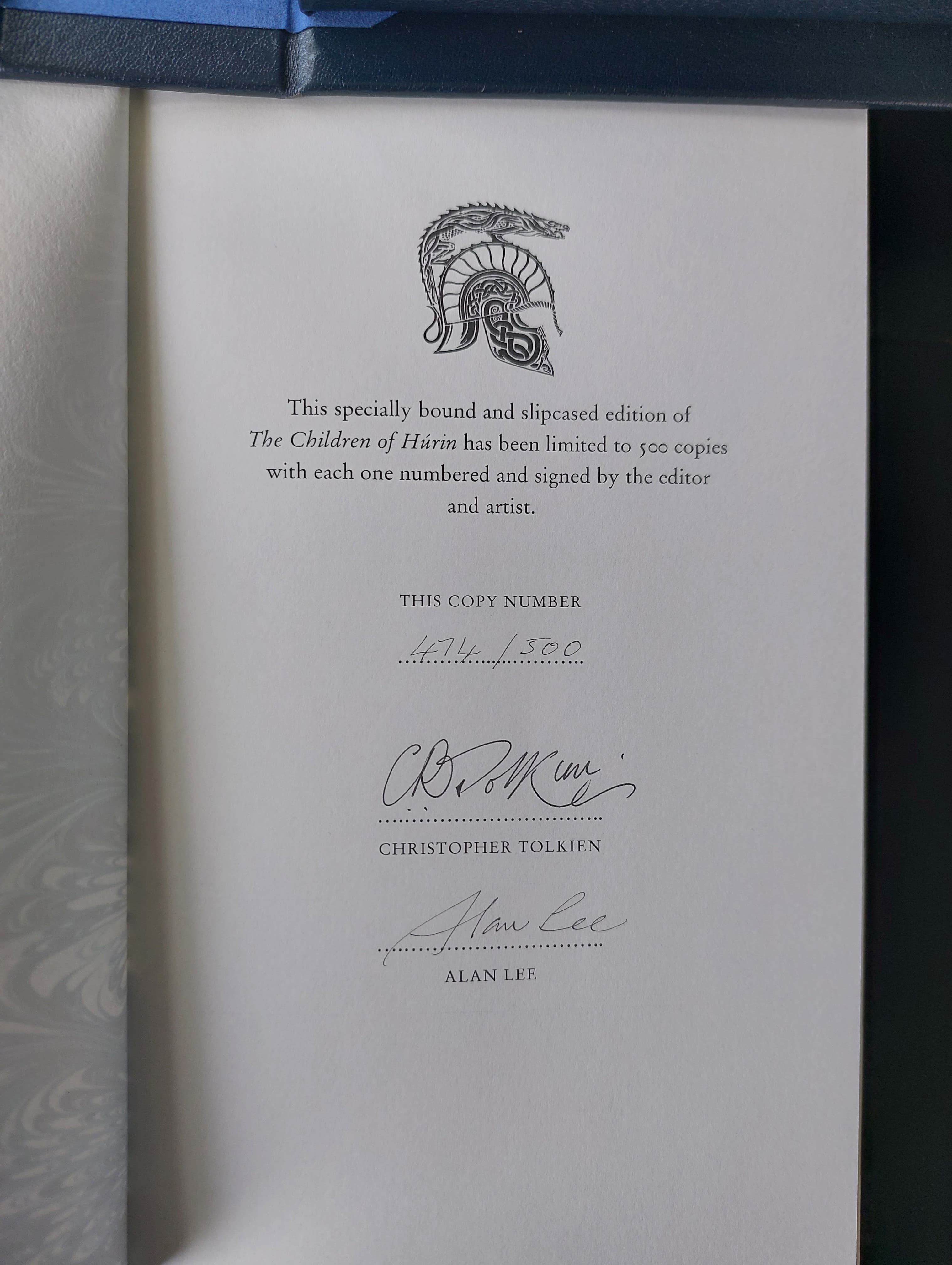 
The Children of Hurin, Signed Limited Numbered Super Deluxe Edition 1