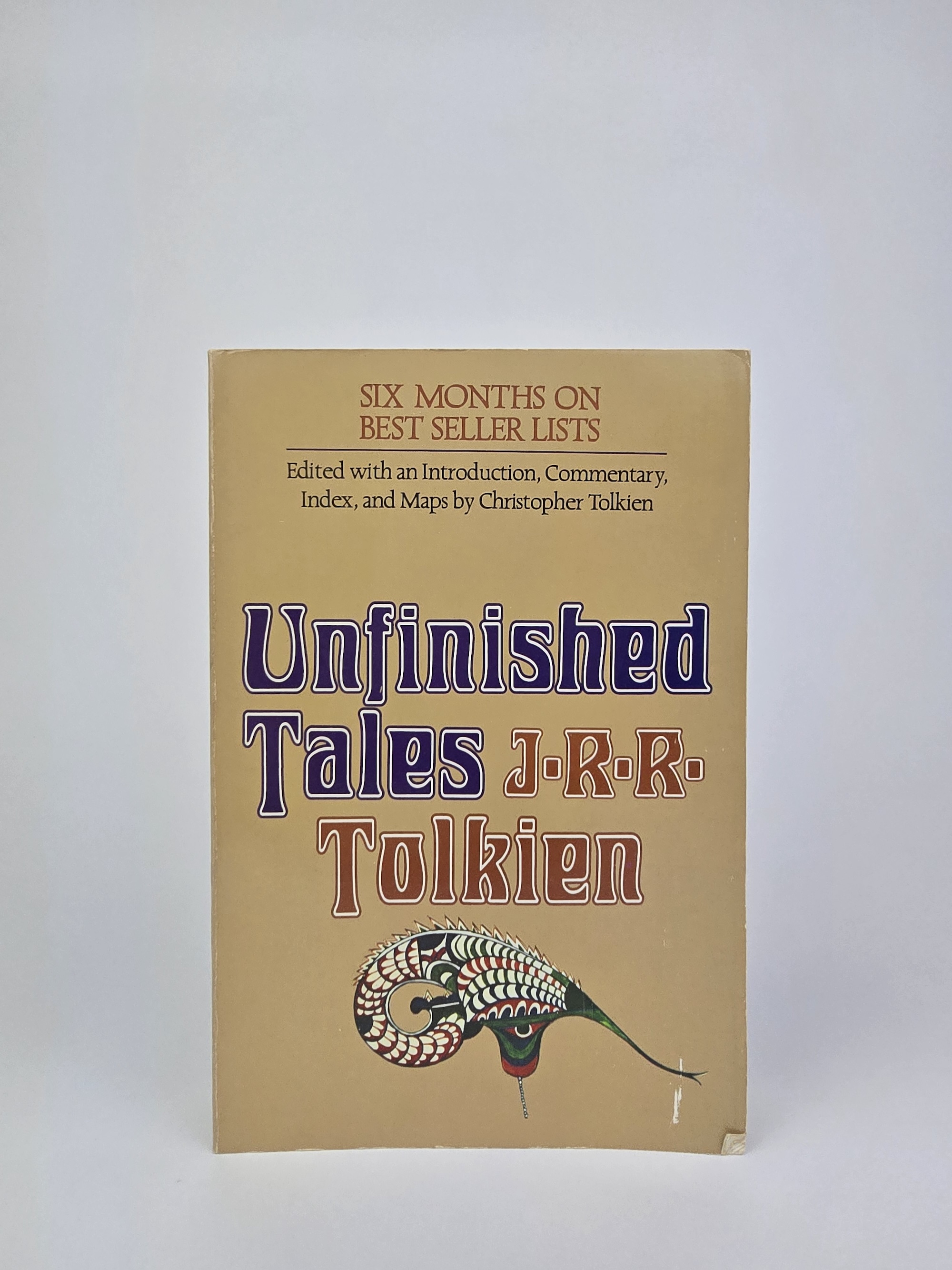Unfinished Tales – J.R.R. Tolkien – Houghton Mifflin Paperback, ISBN 0-395-32441-6