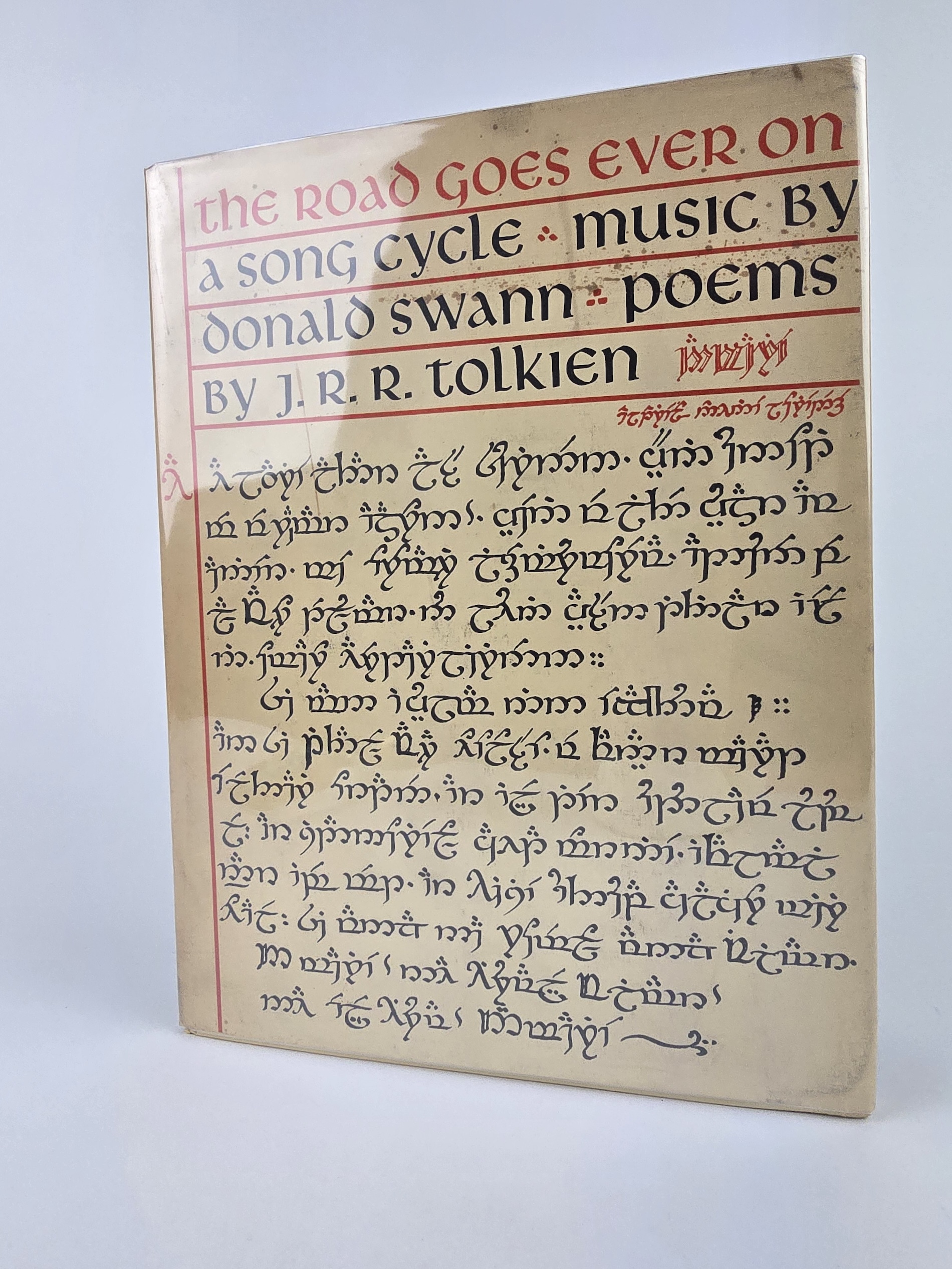 The Road Goes Ever On — J.R.R. Tolkien and Donald Swann — First UK Edition, First Printing, 1968