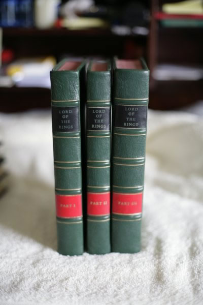 2nd edition reprint set fully rebound in green leather