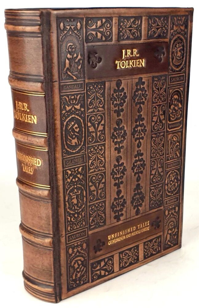 Unfinished Tales — illustrated edition, 2020, custom full-leather binding