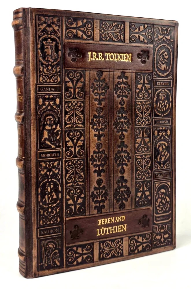 Beren and Lúthien — Alan Lee illustrated, 2017, custom full-leather binding