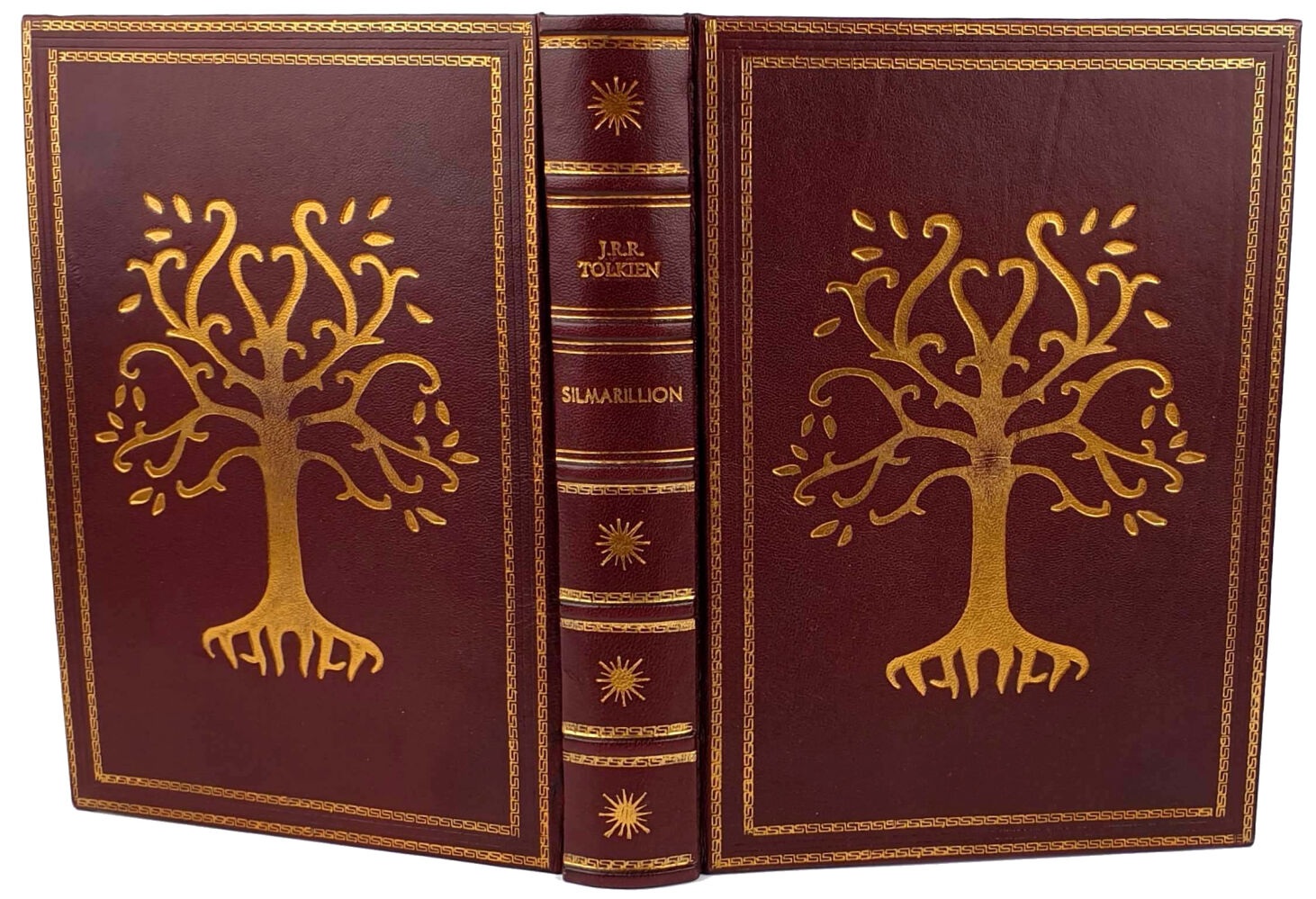 The Silmarillion — first Polish edition, Czytelnik 1985, custom full-leather binding