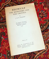 Beowulf: Monsters and the Critics, 3rd Printing of 1960, Original Wrappers