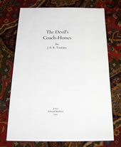 The Devil's Coach-Horses, The Unauthorized Reprint