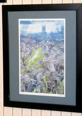 The Battle of the Pelennor Fields, Signed Limited Numbered Poster from the Alan Lee Illustrated Edition of The Lord of the Rings, Signed By Alan Lee 