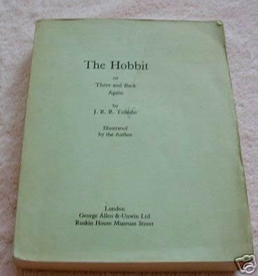 J.R.R. Tolkien: THE HOBBIT. Uncorrected Proof