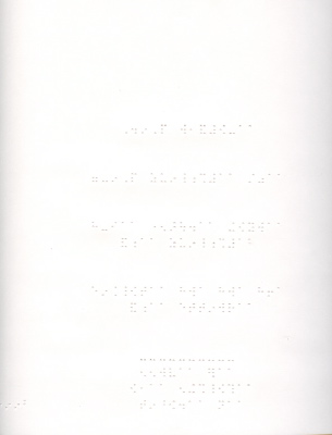 2004 Hobbit Braille